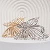MinoCino Butterfly Hair Clips for Women Girls, Large Sliver Metal
