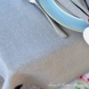 Linen & Cotton Florence Luxury Tablecloth with Hemstitch - 100%