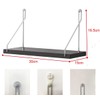 JUTOSU Wall Shelves, Open Shelves, Wall Shelves, Hanging Shelves, Wall