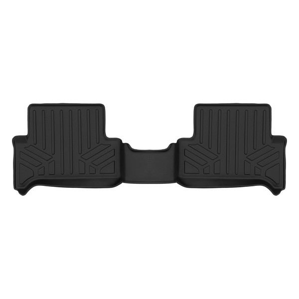 MAXLINER Floor Mats 2nd Row Liner Black for 2015-2021 Chevy Colorado/GMC Canyon Extended Cab