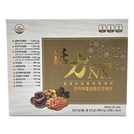 Platinum Vitality NK NK Cell Propolis Zinc, 120 tablets / 플래티넘 활력엔케이 NK세포 프로폴리스 아연, 120정
