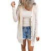 JOCAFIYE Women's Cardigan Beach Dress Long Thin Jacket Long Sleeve