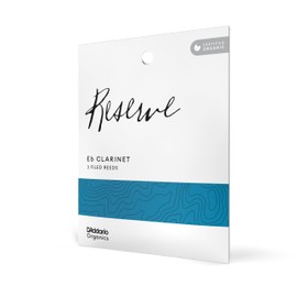 D’Addario Organic Reserve Eb Clarinet Reeds - Filed, Strength 3.5, 3-Pack