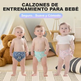 6 Calzones Entrenadores Reutilizables Panales Ecologicoalgo                                                                                           