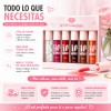 Set De 6 Aceites Para Labios Lip Glow Oil Gloss