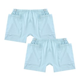 2-Pack Urine Bag Pants for Patient, Ostomy Drainage Bag Pants, Incontinence Care Trousers, Catheter Bag Pants, US S/W26