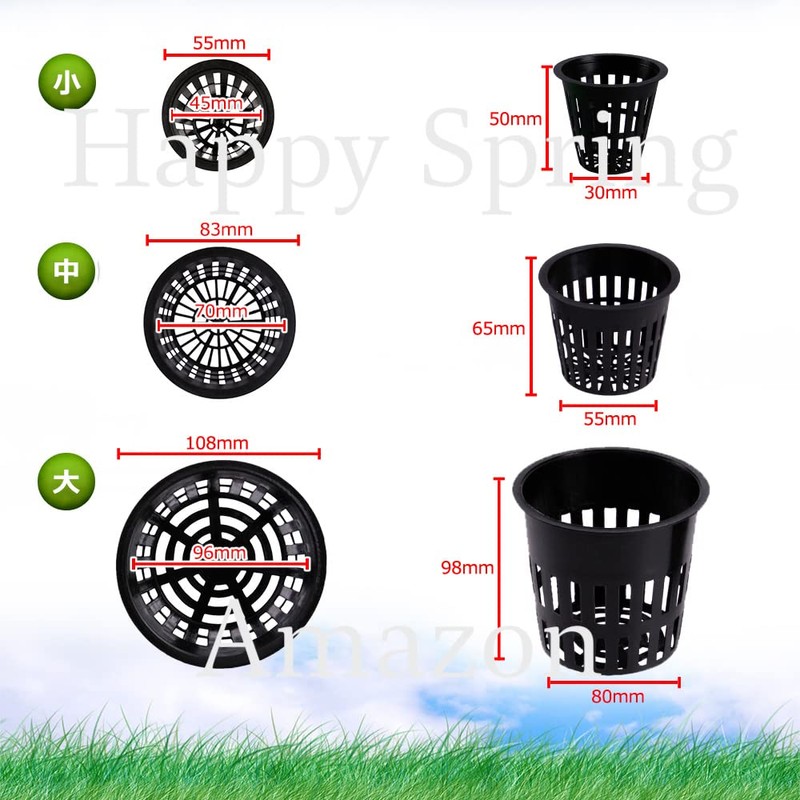 Happy Spring Hydroponic Cultivation Pot, Seedling Pot, 6 Colors, 3