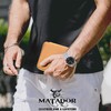 MATADOR Wallet 3626/A Metal Zip TÜV Tested RFID, Light Brown,