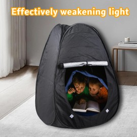 Pop Up Sensory Tents for Autistic Children to Play and Relax Calm Corner for Autism SPD Anxiety Light Tight Kids Tent Dark Room Help for Sensory Development and Improve Focus 102x102x114 cm