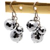 GOLD STONE Terahertz Earrings, For Both Ears, Grape Clusters, Sparkling,