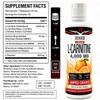L-Carnitine 4000 Amped Orange, L-Carnitine Vitamin Supplements 473ML 16 FL