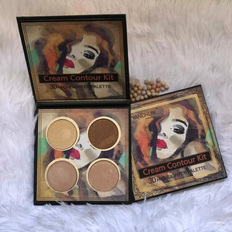 Cosmetics mx Paleta De Iluminadores 3d Para Cara Cuerpo 4