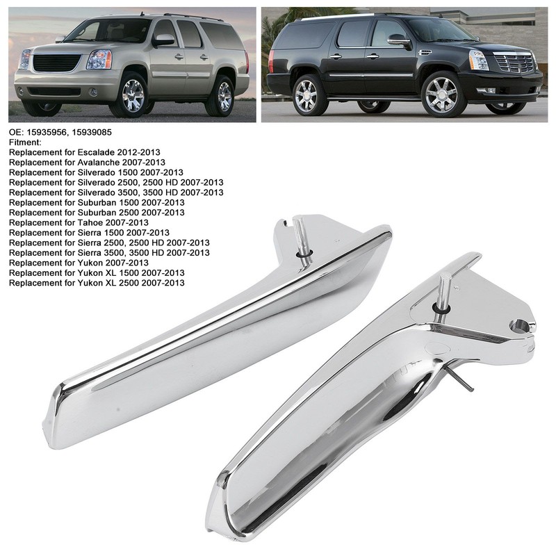 2 Pcs Front Rear Interior Door Handle 15935956 Car Accessories