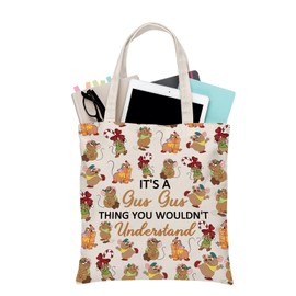 PLITI Jaq And Gus Tote Bag Cinderella Gus Gus Gift It's A Gus Gus Thing You Wouldn't Understand Gift Rat Lover Travel Pouch (It's Rat Thing TGU)
