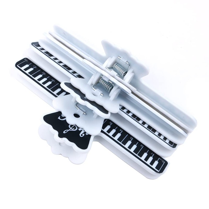 Alnicov Music Score Clips Pack of 4，Music Book Clips Music