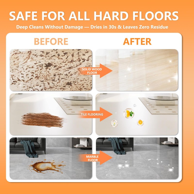 ZORAST Floor Cleaning Solution Compatible With Tineco, Suitable With All