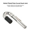 summina Nickel-Plated Flute Curved Head Joint Musical Instrument Accessories Headjoints