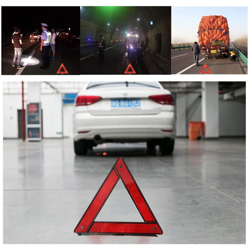 YFFSFDC Triangle Stop Plate, Car Tool, Foldable, Triangle Stop Indicator