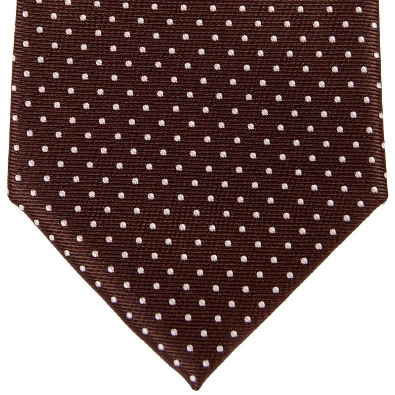 (ritori-zu) Retreez Modern Mini Polka Dots Woven Microfiber Men's Tie