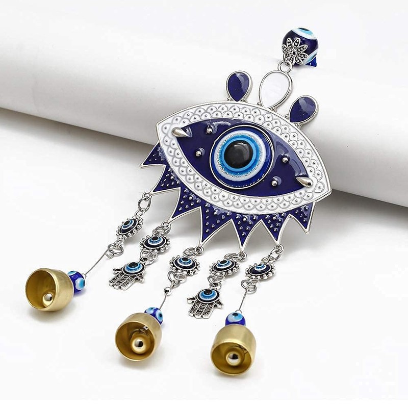 Evil Eye Wind Chimes and Wall Hanging Decoration - Big