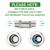 TAISHER 1PCS 304 Stainless Steel 1/2" BSP Male x 1/2"