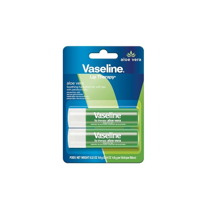 Vaseline Terapia de labios Aloe Care Twin Pack