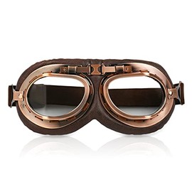 Cosplay Goggles Steampunk Motorcycle Goggles for Costume Retro Pilot Style Goggles