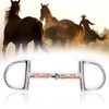 Stainless Steel Dee Bit Snaffle Horse Tool Accessories Mouth with