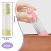 JYNVO 4 Stück 30ml Nachfüllbare Leer Airless Kosmetik Vakuum Spenderflasche,