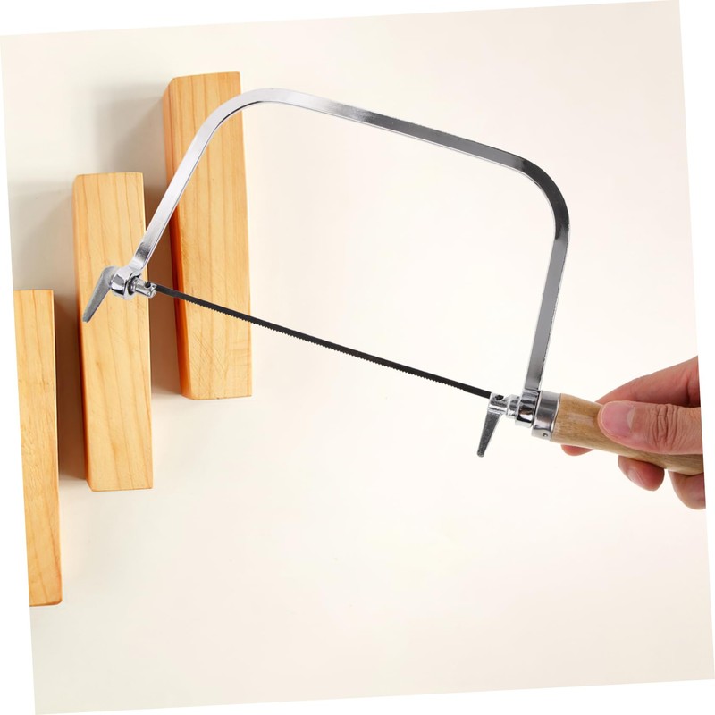 OSALADI 1set Coping Saw with Wooden Handle Lightweight Scroll Saw