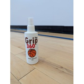 The Grip 360, Grip Spray for Shoes & Sports Gear – Instant Court Traction, Non-Sticky Sweat-Proof Formula, Multi-Sport (Basketball / Volleyball / Pickleball & More), Long-Lasting 4 fl oz Bottle, 1ct