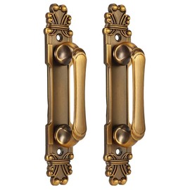 Yoiimiya 2Pcs Antique Metal Retro Style Door Handle, Pull Handle for Cupboard Drawer, Zinc Alloy, 165mm
