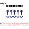 TDZ Blue Titanium Windshield Bolts, Windscreen Screws, Fairing Bolts for
