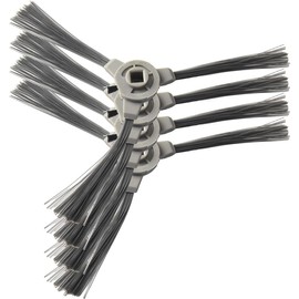 Paquete de 4 cepillos laterales compatibles con robot 2290 para aspiradora, plástico para piezas de repuesto para una limpieza mejorada, color negro Diseño atractivo