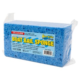 STAR BRITE Cellulose Big Boat Bail Sponge 7x3 3/4x1 3/4 (040075)