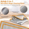 Glass Polishing Cloth Streak Free Miracle Microfiber Cleaning Cloth Lint