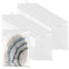 MUKLEI - Paquete de 50 bolsas de almacenamiento colgantes, 8.6 x 12.6 pulgadas, bolsas de plástico transparente para colgar en el aula, biblioteca, su