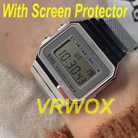 VRWOX [3-Pcs] TPU Screen Protector For A700W-1ACF Watch,Full Coverage HD TPU Clear Anti-Bubble and Anti-Scratch For 【A700】