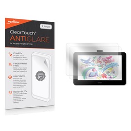 BoxWave Screen Protector Compatible with Wacom One - ClearTouch Anti-Glare (2-Pack), Anti-Fingerprint Matte Film Skin for Wacom One