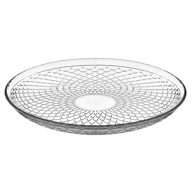 KADAX Glasteller 17.5 cm, 6er Set, Runder Teller aus Klarglas,