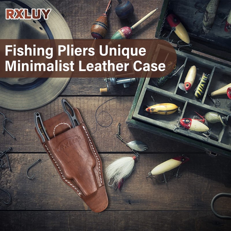 Fishing Pliers Holster with Retractable Lanyard, Universal Fit for Most