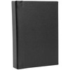 4" x 6" Black Leather Self-Stick Photo Album - Holds