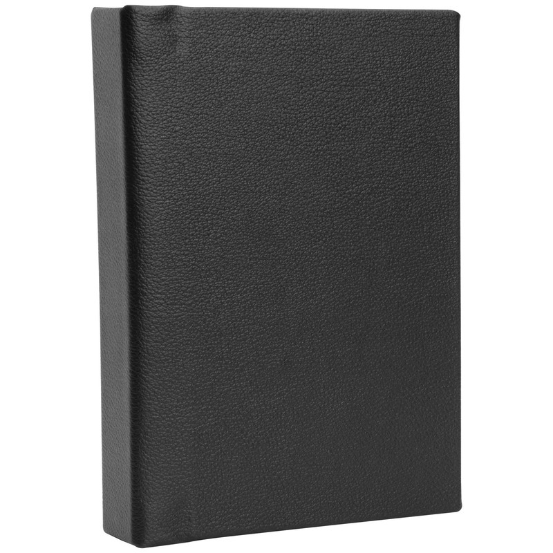 4" x 6" Black Leather Self-Stick Photo Album - Holds