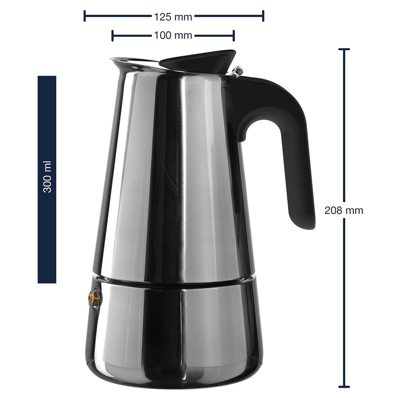 LEONARDO HOME 018772 Cafè Per Me Espresso Maker 0.3 L