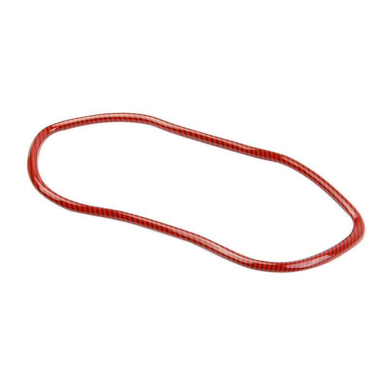 Korlot Red Carbon Fiber Dash Panel Trim Dashboard Cover Frame