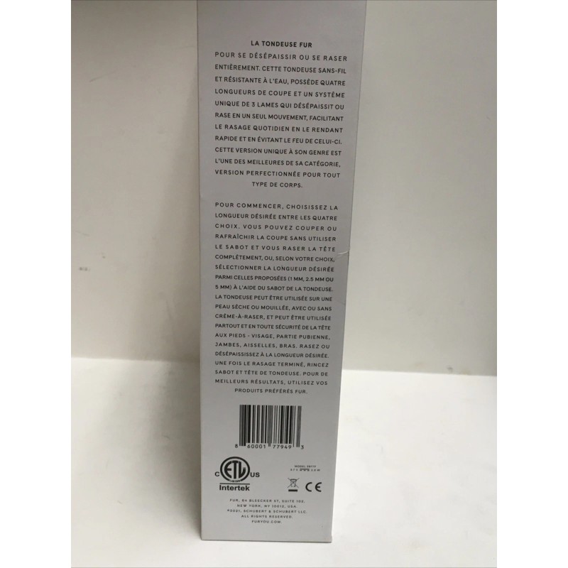 Fur Trimmer Shaving & Grooming Kit w/trimming guides USB charging