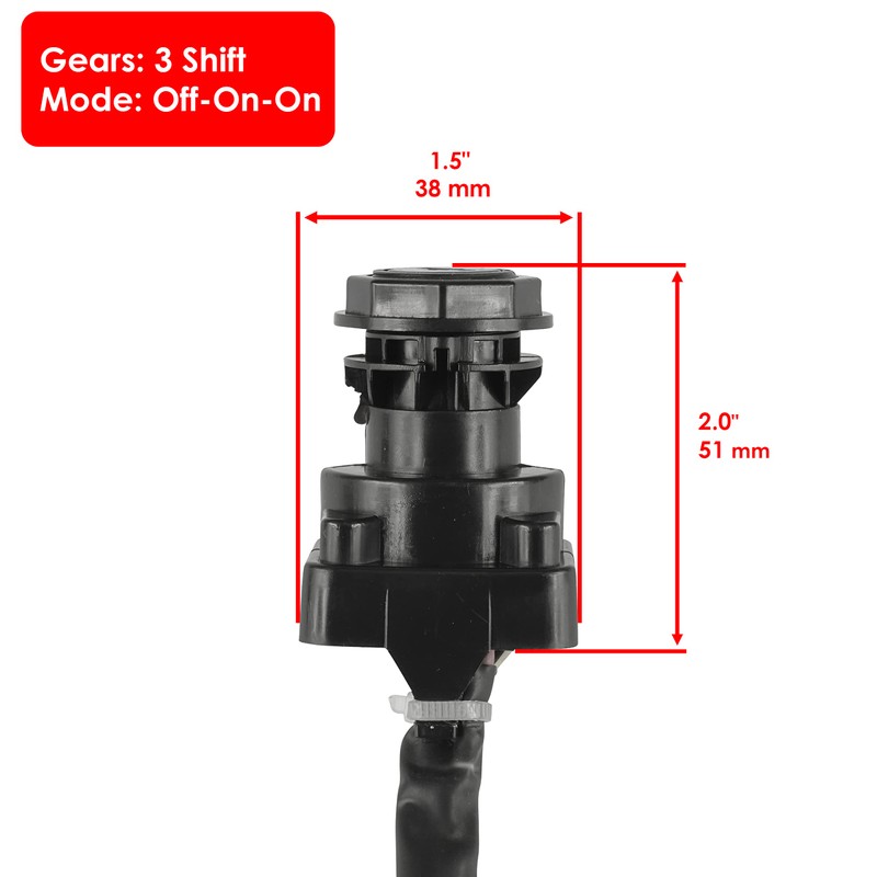 Caltric Ignition Key Switch Compatible with Suzuki Ltf400 Ltf400F Ltf400