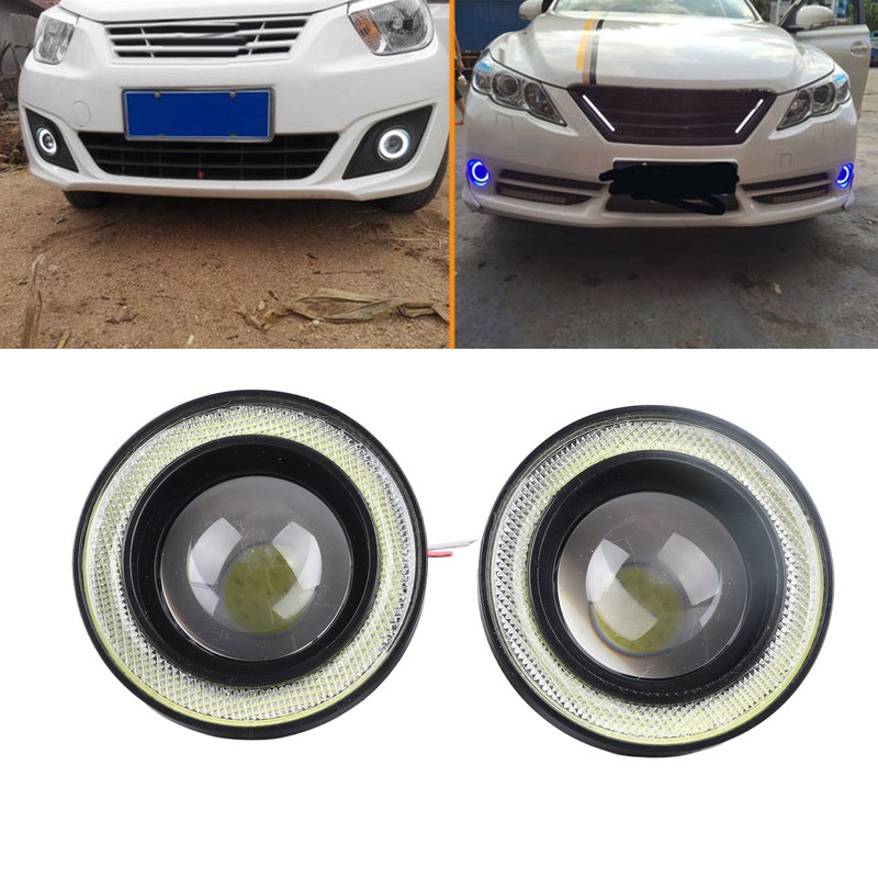 3.5in Car Fog Light Aluminum Housing Waterproof Bright LED Universal