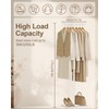 T-shaped Coat Rack Freestanding, Modern Clothes Rack with Rock Slab