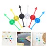 Gatuida 6pcs Magnetic Arrow Spinner Game Props Portable Plastic Pointers